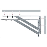 Giá đỡ lavabo chậu âm bàn Caesar BF442-5