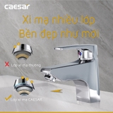 Vòi lavabo chậu rửa mặt Caesar B400CP/CU nóng lạnh