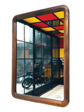 Gương GLS BF48R30 viền gỗ tần bì biến tính đứng 50x70