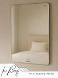 Gương GLS BS00R10 trơn đứng 45x60