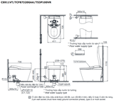 Bồn cầu điện tử TOTO CS911VT#NW1/TCF87320GAA#NW1/T53P100VR NEOREST LS