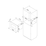 Lò vi sóng âm tủ Malloca ECO MW-820 EcoKitchen