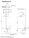 Cây sen tắm TOTO TBW08407A nóng lạnh