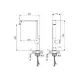 Vòi chậu rửa chén Malloca K342BM
