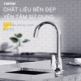 Vòi chậu rửa chén Caesar K815C nóng lạnh