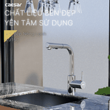 Vòi chậu rửa chén Caesar K915C nóng lạnh