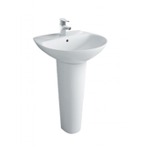 Lavabo chậu rửa mặt Inax L-288V treo tường + chân dài (L288V)