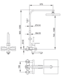 Cây sen tắm Luxta L-7216 nóng lạnh