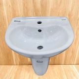 Lavabo chậu rửa mặt Ryoni L102 treo tường chân ngắn