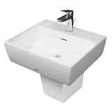 Chậu Rửa Mặt Lavabo TOTO LHT328CHR#XW (LHT328C) Chữ Nhật Treo Tường Chân Ngắn