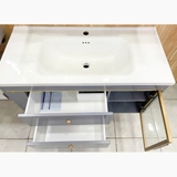 Bộ Lavabo tủ Timo CH06 X07 ngang 100 cm gương hộp led