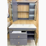 Bộ Lavabo tủ BN CH06 X07 ngang 80 cm gương hộp led