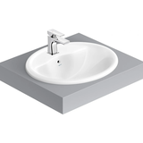 Lavabo chậu rửa mặt Viglacera CD1 bán âm dương vành