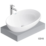 Lavabo chậu rửa mặt Viglacera CD15 đặt bàn
