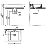 Lavabo chậu rửa mặt Viglacera V42M đặt bàn