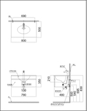 Bộ Lavabo tủ Caesar LF5026 + EH05026ASV