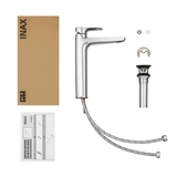 Vòi lavabo chậu rửa mặt INAX LFV-652SH nóng lạnh cổ cao (LFV652SH)