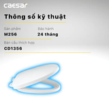 Nắp Bàn Cầu Caesar M256 Rơi Êm
