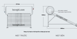 Máy nước nóng năng lượng mặt trời Timo 300 lít I304 (không lắp)