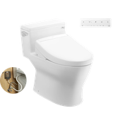 Bồn Cầu Điện Tử TOTO MS188VKW25#XW  kèm nắp rửa điện tử WASHLET S5- TCF34461GAA