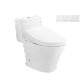 Bồn cầu 1 khối TOTO MS857CDW25#XW kèm nắp rửa điện tử WASHLET S5- TCF34461GAA