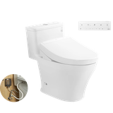 Bồn cầu 1 khối TOTO MS857DW25#XW kèm nắp rửa điện tử WASHLET S5- TCF34461GAA