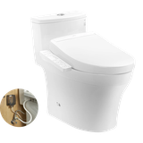 Bồn cầu 1 khối TOTO MS885DW24#XW kèm nắp rửa điện tử WASHLET S2- TCF33461GAA