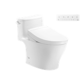 Bồn cầu 1 khối TOTO MS887CRW25#XW kèm nắp rửa điện tử WASHLET S5- TCF34461GAA