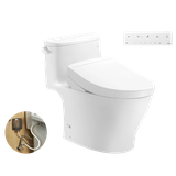 Bồn cầu 1 khối TOTO MS887RW25#XW kèm nắp rửa điện tử WASHLET S5- TCF34461GAA