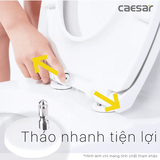 Nắp Bàn Cầu Caesar M243 Rơi Êm