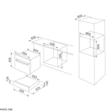 Ngăn giữ nóng âm tủ Malloca MWD-14B