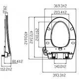 Nắp Bồn Cầu Rửa Cơ American Standard M4A839SW