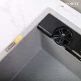 Chậu rửa chén đá BOSSCO BC-C8652XKS 1 hộc 7 phím đa năng