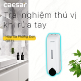 Hộp xà phòng nước đơn gắn tường Caesar Q831