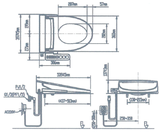 Nắp rửa điện tử INAX CW-H20VN (CWH20VN)