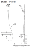 Vòi sen tắm nóng lạnh INAX BFV-633S
