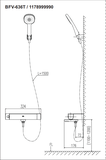 Vòi sen tắm nóng lạnh INAX BFV-636T
