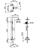 Cây sen tắm đứng nóng lạnh INAX BFV-1115S (BFV1115S)