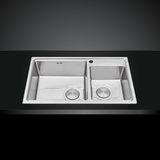 Chậu rửa chén inox Malloca MS 5082W dài 82cm