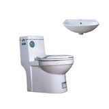 Combo Bồn cầu 1 khối Siton S604 + Lavabo treo tường Siton S102