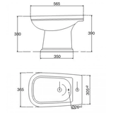 Bồn tiểu nữ Viglacera VB3