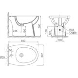 Bồn tiểu nữ Viglacera VB5