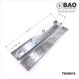 Phễu thoát sàn Inox Bao TSH6010 - Phụ kiện nhà vệ sinh, nhà tắm