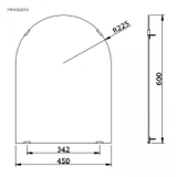Gương chống mốc TOTO YM4560FA 45x60 cm