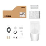 Bồn tiểu nam INAX AU-431VR treo tường sứ chống bám bẩn AquaCeramic xả ngoài (AU431VR)
