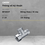 Van khống chế Caesar BF403T (Ø21) 2 Đường Nước