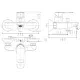Củ Sen American Standard WF-1M11 Loven Nóng Lạnh