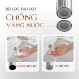 Vòi chậu rửa chén Malloca K1726-SS nóng lạnh