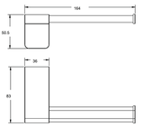 Móc Giấy Vệ Sinh American Standard WF-1387MB Acacia Evolution Màu Đen