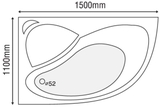 Bồn tắm góc Euroca EU1-1511